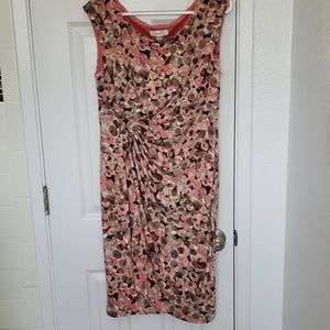 Pink faux weap dress